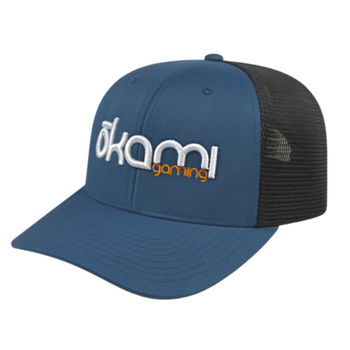 Trucker Hat: FITTED Mid Profile, Poly/Spandex Blend with Wicking & UV Protection,  Performance Mesh, Plastic Snap Tab - BETTER