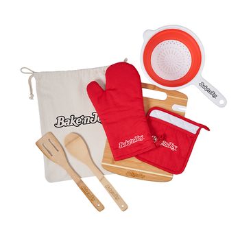 Deluxe Bamboo & Silicone Kitchen Set