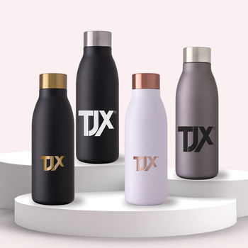 20 oz Vacuum Insulated Bottle with Matte Body and Shiny Lid
