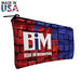 10.25” x 4.5” Uber-Soft, Cozy Washable Fabric Flat Zip Pouch is Great for Home, School, Office or Travel