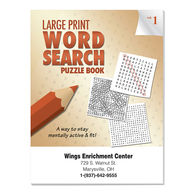 Word Search Puzzle Book - Large Print Edition