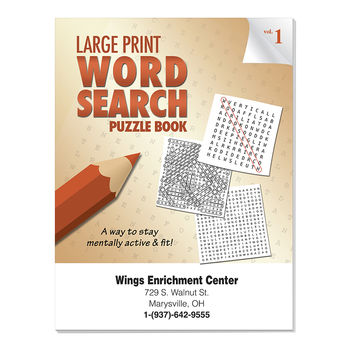 Word Search Puzzle Book - Large Print Edition