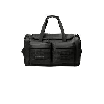 Tactical Military-Style Duffel with Loop Panels for Patches and Badges 