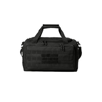 Tactical Military-Style Gear Bag with Loop Panels for Patches and Badges