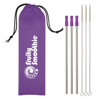 3- Pack Stainless Steel Straw Kit