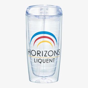 *NEW* 16 oz Double-Wall Acrylic Tornado Tumbler with Straw