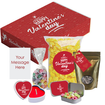 Happy Valentine's Day Snack Mailer with Custom Card