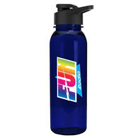24 oz. Dishwasher-Safe Bottle with Drink-Thru Lid (BPA-Free) with Full-Color Digital Imprint
