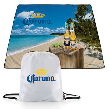 50" x 60" Outdoor Blanket is Ultra-Light, Machine Washable with Matching Drawstring Backpack and Full-Color Imprinting