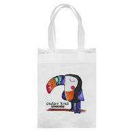 8 x 10 100% Post-Consumer Recycled Non-Woven Tote - Full-Color Printing