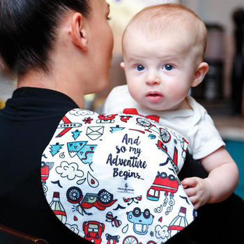 Peanut-Shape Burp Cloth with Full-Color Printing