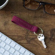 Pantone Color Matched Leather Key Ring