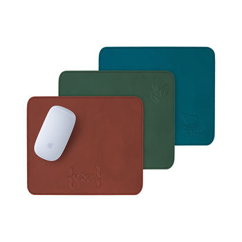 8" x 9" Pantone Color Matched Leather Mouse Pad