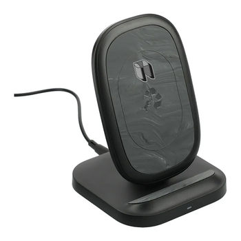 Nimble&reg; 15W Wireless Charging Stand is Made from Recycled Plastic, has Plastic-Free Packaging