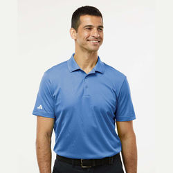 *NEW* Adidas&reg; Men's Performance Piqu&eacute; Polo Made from 100% Recycled Polyester