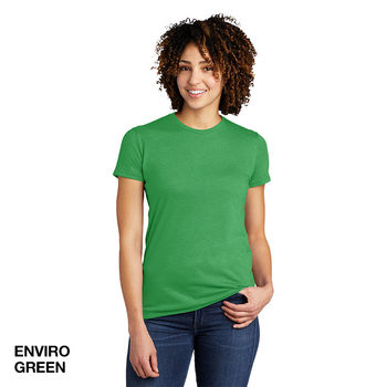 Allmade&reg; Women’s Eco Tri-Blend Tee (50% Recycled Water Bottles, 25% Organic Cotton, 25% Sustainable Modal) - BEST