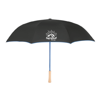 48" Arc Manual-Open Recycled Polyester Inversion Umbrella is Wind Rated Up To 35 MPH (29" Folded)