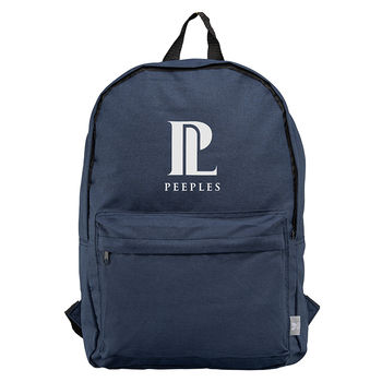 Budget Recycled Backpack Holds 15" Laptops 