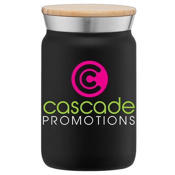 9 oz Double Wall Copper-Lined Stainless Steel Tumbler with Bamboo Lid – Full-Color Printing