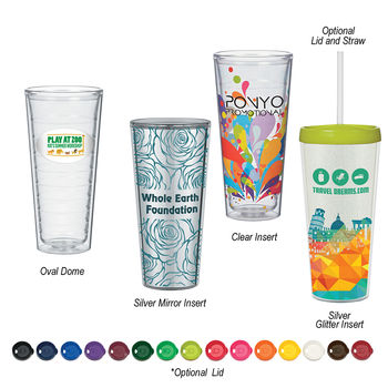 22 oz Double Wall Tumbler with Full-Color Insert