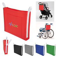 Colorful Water-Resistant Tote Bag Easily Attaches to Wheelchairs, Walkers and Strollers