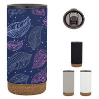 *NEW* 16 oz Stainless Steel Vacuum Insulated Tumbler with Cork Base with Full-Color Printing