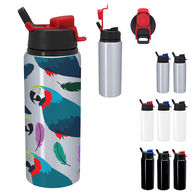 *NEW* 25 oz Aluminum Bottle with Flip-Top Lid and Handle, Full-Color Wrap Printing