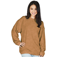 Charles River® Adult Garment-Dyed, Lived-In Look Corded Cotton Crewneck Sweatshirt