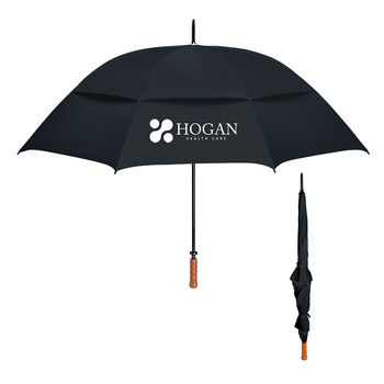 68" Arc Windproof Vented Umbrella (44" Folded)