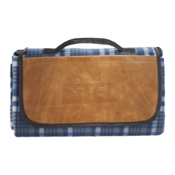 Plaid Polar Fleece Picnic Blanket