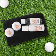 Golf & Go Kit Includes Sunscreen, Aloe Vera, Lip Moisturizer and Golf Ball-Shaped Mint Container 