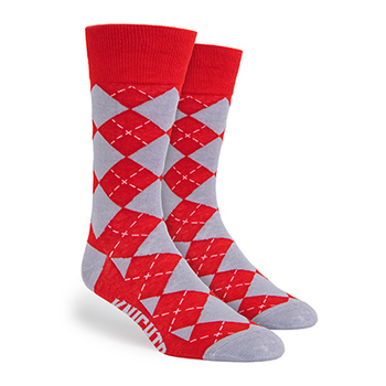 Semi-Custom Socks, Low Minimum Order - Argyle