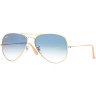 Ray-Ban Aviator Sunglasses Gradient: Blue Gradient