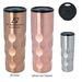 16 oz Double-Wall Stainless Steel Tumbler with Mod Texture with Plastic Liner