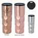 16 oz Stainless Steel Tumbler with Mod Texture with Plastic Liner