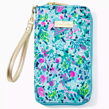 *NEW* Lilly Pulitzer&reg; Tiki Palm Wristlet