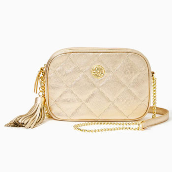 Lilly Pulitzer&reg; Dessa Quilted Leather Crossbody Bag