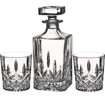 Waterford&reg; Markham Double Old Fashioned Pair & Square Decanter