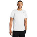 Nike&reg; Men's Team Swoosh Front rLegend Tee Made from Recycled Polyester 