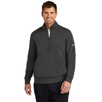 *NEW* Nike&reg; Men's Club Fleece Sleeve Swoosh 1/2-Zip