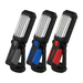 Magnetic LED Worklight with Magnetic Pivot Stand, Pivoting Hook and Front and Side Lights 