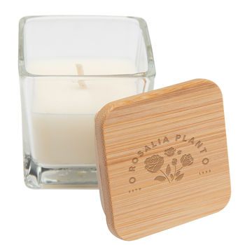 Mini Candle with Bamboo Lid
