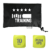 2-Piece Exercise Dice with Reps and Exercises is Perfect for Home or Travel Workouts 