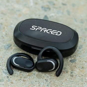 *NEW* Open Air Recycled Earbuds ,  54% Recycled, Carbon-Neutral, Second Life Packaging Transforms Into a Pen Holder Reducing Landfill Waste - Low Minimums