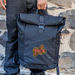 28l Backpack , 50% Recycled, Carbon-Neutral, Second Life Packaging Transforms Into a Luggage Tag Reducing Landfill Waste - Low Minimums