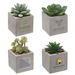 Potted Mini Faux Succulent