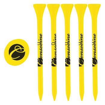 Birdie Pak - 5 Tees & 1 Quarter Mark in Polybag