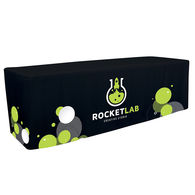Fitted 8 Table Cover with Full-Color Imprint on Front