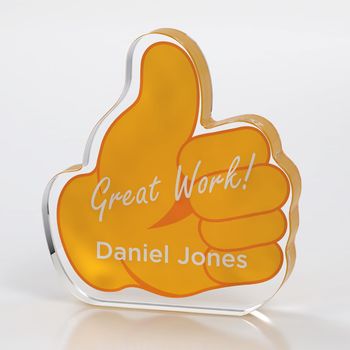 *NEW* Thumbs Up Emoji Acrylic Award