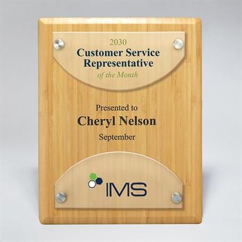 Bamboo & Frost Acrylic Plaque